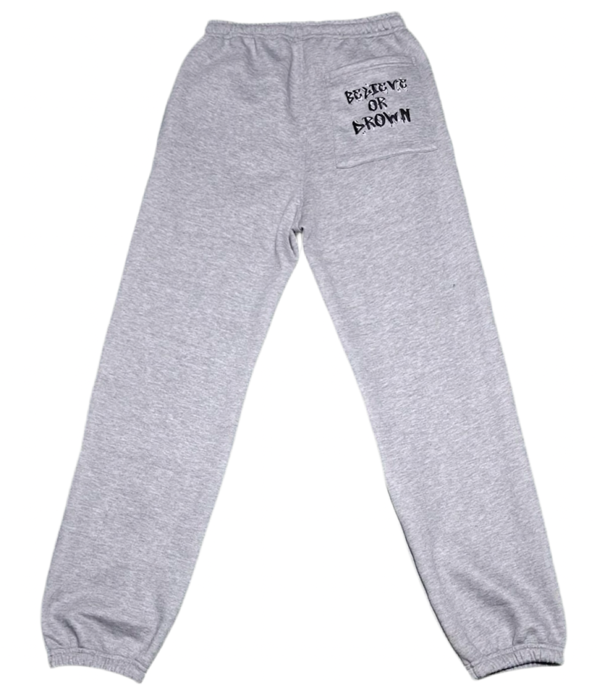Grey “Patience” Sweats