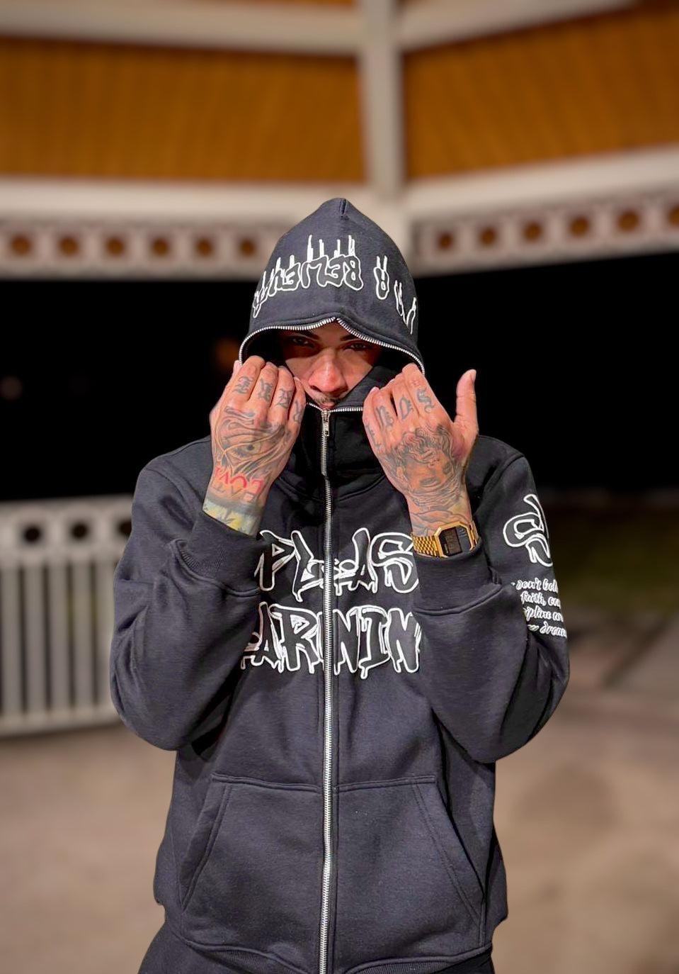 Black I’m a Believer Full Zip Hoodie