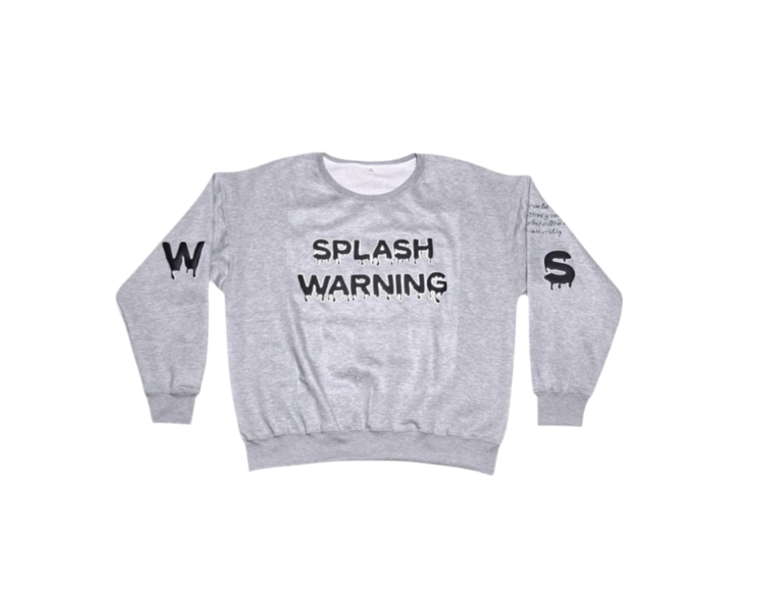 Grey “Patience” Crewneck