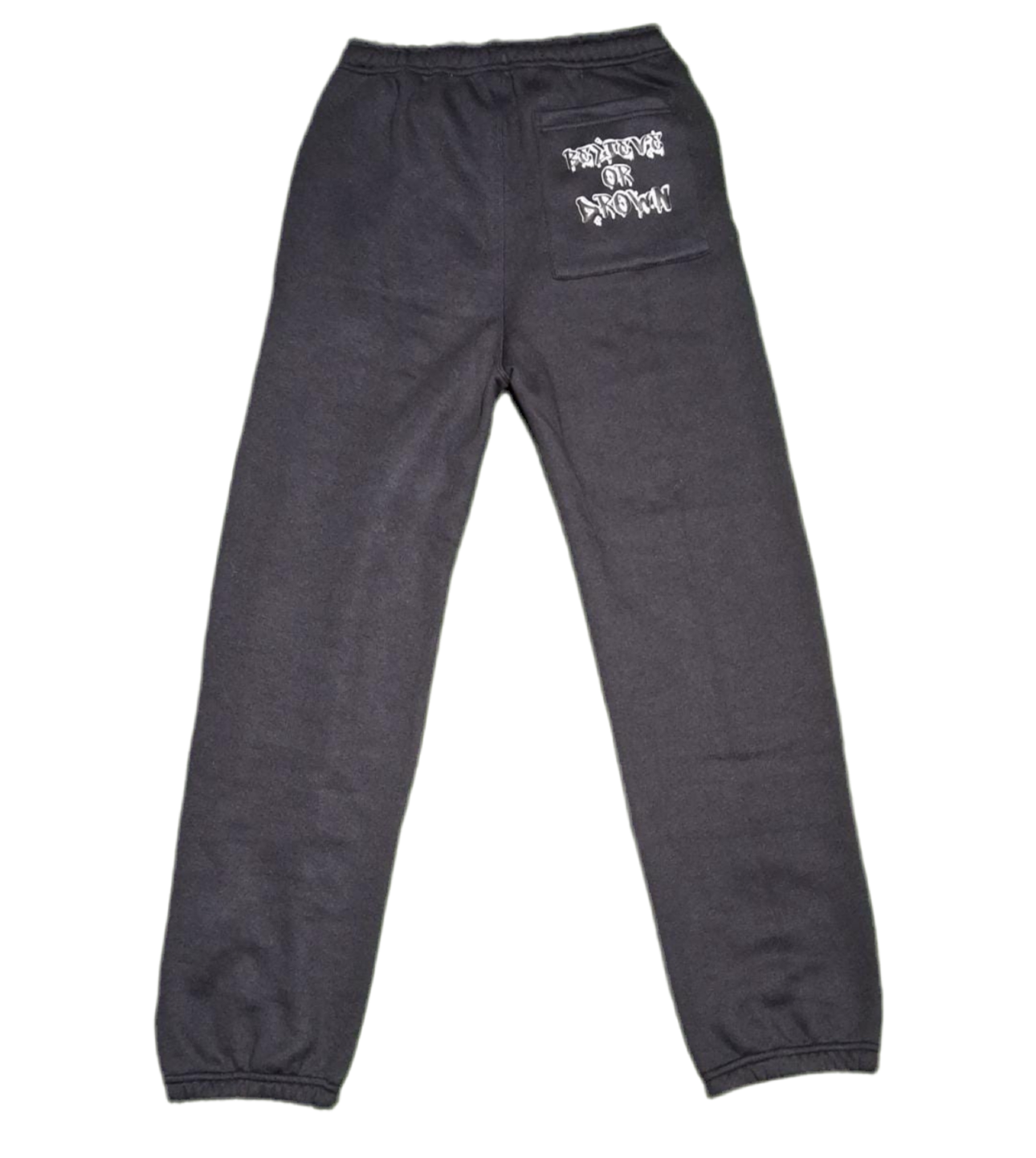 Black “Patience” Sweats