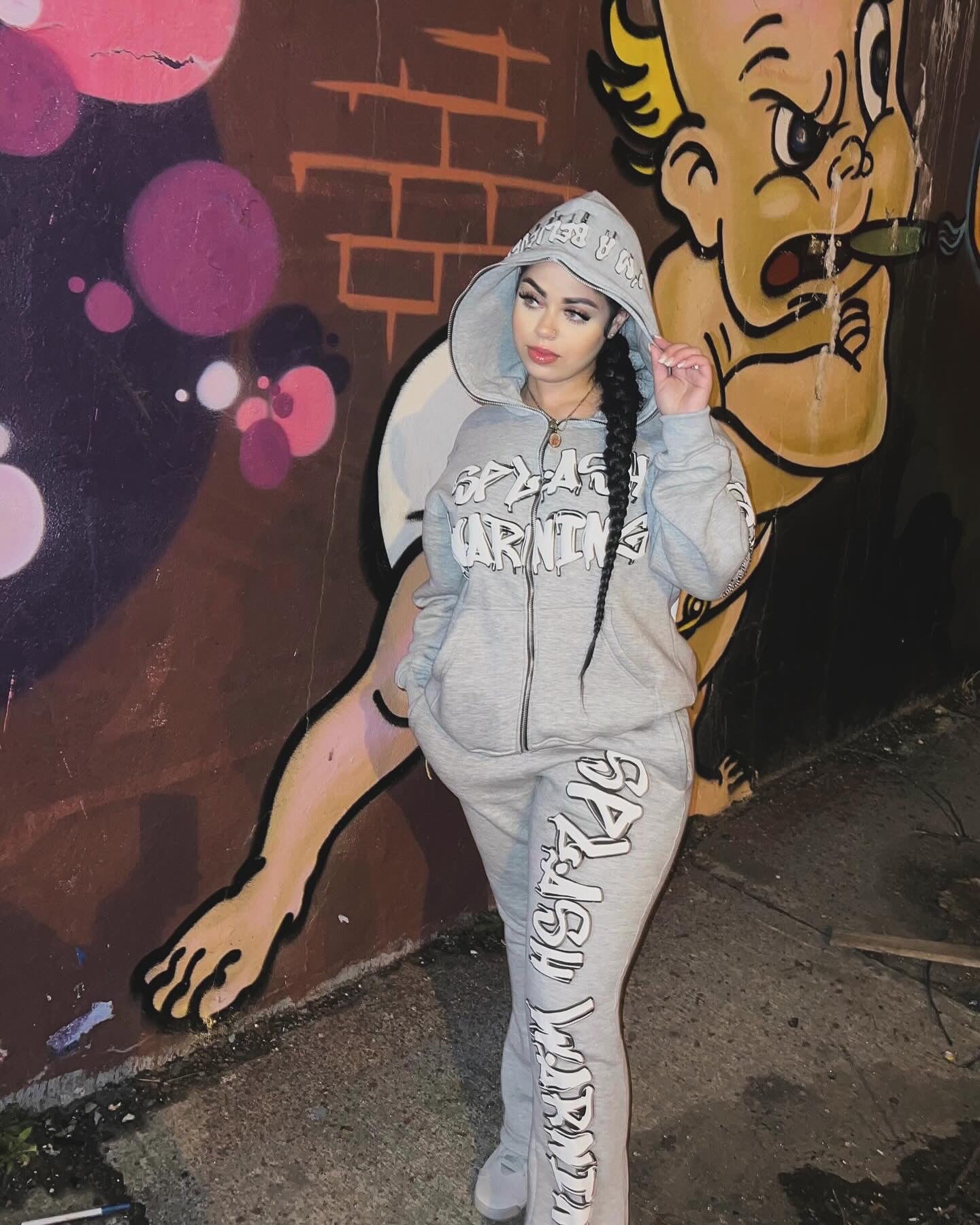 Gray “I’m a Believer”Full Zip Hoodie