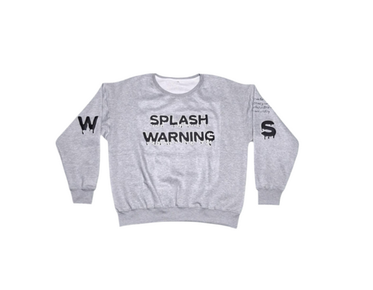 Grey “Patience” Crewneck