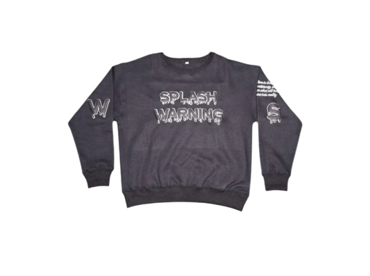 Black “Patience” Crewneck