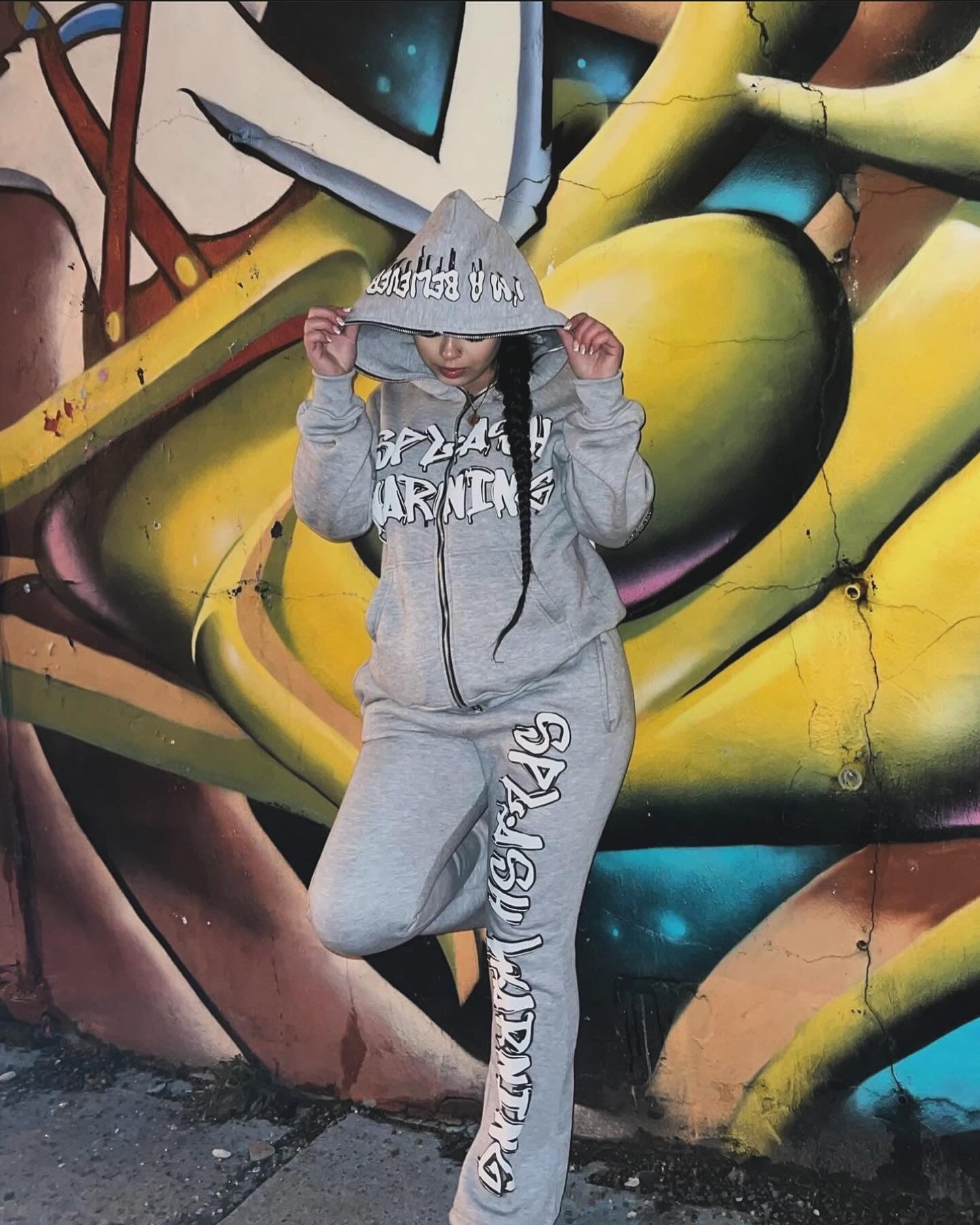 Gray “I’m a Believer”Full Zip Hoodie